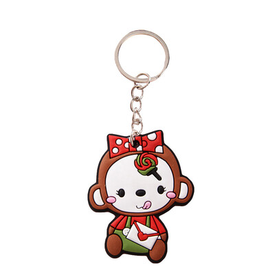 Lovely Animal Keychains Soft Rubber Cute Panda Cat Dog Monkey Key Ring For Women Bag Car Charms Key Chain Lucky Gift Toys
Lovely Animal Keychains Soft Rubber Cute Panda Cat Dog Monkey Key Ring For Women Bag Car Charms Key Chain Lucky Gift Toys