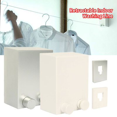 ABS space aluminum Hot Retractable Indoor Clothes Wall Hanger Magic Drying Rack Balcony Bathroom Invisible Clothesline
ABS space aluminum Hot Retractable Indoor Clothes Wall Hanger Magic Drying Rack Balcony Bathroom Invisible Clothesline