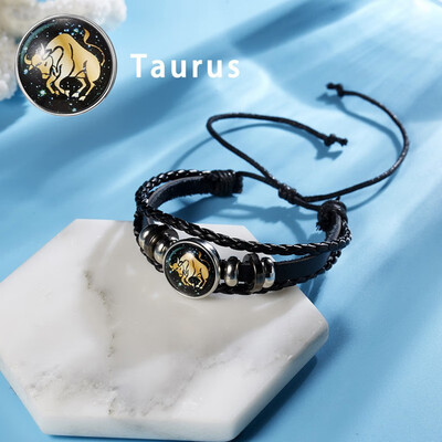 12 Constellations Punk Leather Zodiac Sign Beads Bangle Bracelets For Women Men Jewelry Travel Bracelets Holiday Gift
12 Constellations Punk Leather Zodiac Sign Beads Bangle Bracelets For Women Men Jewelry Travel Bracelets Holiday Gift