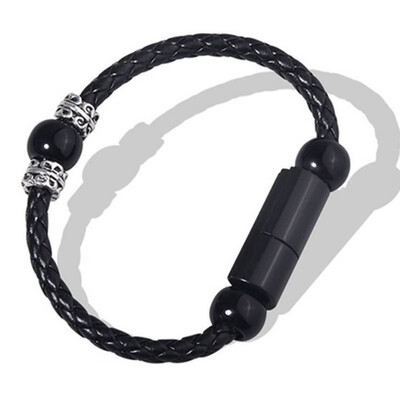 Leather USB Bracelet Phone Charging Sync Cord Bracelet Fast Charger Cable For IPhone For AndroidMicro For Type C
Leather USB Bracelet Phone Charging Sync Cord Bracelet Fast Charger Cable For IPhone For AndroidMicro For Type C