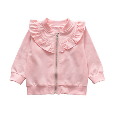 Spring Autumn Girls Sweatshirt Cute Girl Princess Ruffle Hildren Outerwear Fashion Jackets baby sport suit hoodies sweatshirts
Spring Autumn Girls Sweatshirt Cute Girl Princess Ruffle Hildren Outerwear Fashion Jackets baby sport suit hoodies sweatshirts