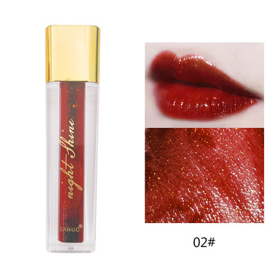 SANUO Dazzling Night Multi-Color Lip Gloss Set Waterproof Non-Stick Cup Lasting Non-Fading Liquid Mirror Lipstick
SANUO Dazzling Night Multi-Color Lip Gloss Set Waterproof Non-Stick Cup Lasting Non-Fading Liquid Mirror Lipstick