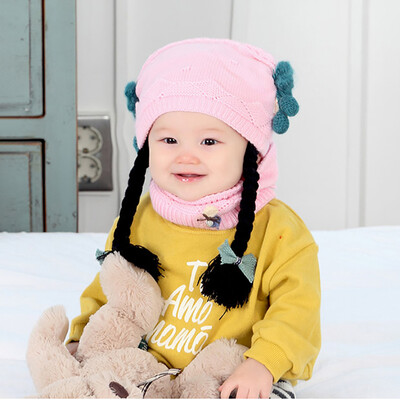 2PCSSet Winter Baby Girl Warmer Scarf Hat With Braid Design Infant Collar Neckerchiefs Headwear Cartoon Scarf Hat Set
2PCSSet Winter Baby Girl Warmer Scarf Hat With Braid Design Infant Collar Neckerchiefs Headwear Cartoon Scarf Hat Set