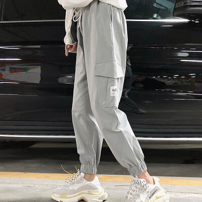 Women Casual Loose High-Elastic Sports Side Pocket Harajuku Sport Feet Tooling Pants
Women Casual Loose High-Elastic Sports Side Pocket Harajuku Sport Feet Tooling Pants