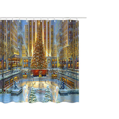 Gobestart Christmas Waterproof Polyester Bathroom Shower Curtain Decor With Hooks 66x72
Gobestart Christmas Waterproof Polyester Bathroom Shower Curtain Decor With Hooks 66x72