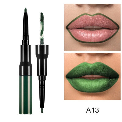 Double Headed Makeup Lipstick Long Lasting Pigments Waterproof Lip Liner Gloss Matte Liquid Lipstick Pen Nude Makeup Tool
Double Headed Makeup Lipstick Long Lasting Pigments Waterproof Lip Liner Gloss Matte Liquid Lipstick Pen Nude Makeup Tool