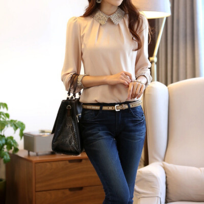 XXL Women Elegant Doll Collar Chiffon Casual Top Long Sleeve Shirt Blouse Office Work
XXL Women Elegant Doll Collar Chiffon Casual Top Long Sleeve Shirt Blouse Office Work