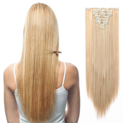 8 PcsSet Fashion Long Curly Wavy Straight Clip In Hair Extension Sexy Heat Resistant Party Hair Natural Synthetic Hair For Women
8 PcsSet Fashion Long Curly Wavy Straight Clip In Hair Extension Sexy Heat Resistant Party Hair Natural Synthetic Hair For Women
