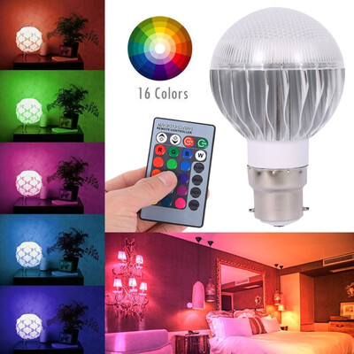 Latest New RGBW Light Bulb 5W 16 Colors 4 Automatic Color Changing Modes Dimmable Multicolor Remote Control Color Light
Latest New RGBW Light Bulb 5W 16 Colors 4 Automatic Color Changing Modes Dimmable Multicolor Remote Control Color Light