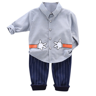 Autumn Winter Children Baby Boys Clothes Set Casual Long Sleeve Cartoon Print Blouse TopsStripe Pants Trouser 2pcs Set
Autumn Winter Children Baby Boys Clothes Set Casual Long Sleeve Cartoon Print Blouse TopsStripe Pants Trouser 2pcs Set