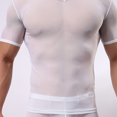 Men Sexy Casual Male Short Sleeve Solid Color Round Neck Slim Tops T-Shirt New
Men Sexy Casual Male Short Sleeve Solid Color Round Neck Slim Tops T-Shirt New