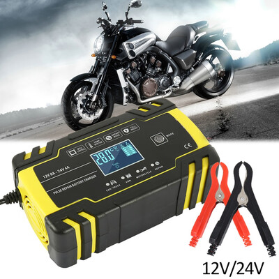 Motorcycle Car Battery Charger 1224V 6A Touch Screen Pulse Repair LCD Battery Charger for Car Motorcycle Lead Acid Battery Agm G
Motorcycle Car Battery Charger 1224V 6A Touch Screen Pulse Repair LCD Battery Charger for Car Motorcycle Lead Acid Battery Agm G