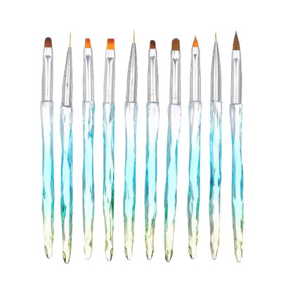 10pcsset Nail Art Brush Kit Nail Art Tips UV Gel Nail Builder Brush Painting Drawing Pen Brush for Nail Art Design Manicure Tools
10pcsset Nail Art Brush Kit Nail Art Tips UV Gel Nail Builder Brush Painting Drawing Pen Brush for Nail Art Design Manicure Tools