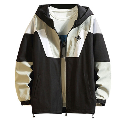 Toponeto Mens Casual Fashion Patchwork Letters Zipper Loose Outwear Tops Jacket Blouse
Toponeto Mens Casual Fashion Patchwork Letters Zipper Loose Outwear Tops Jacket Blouse