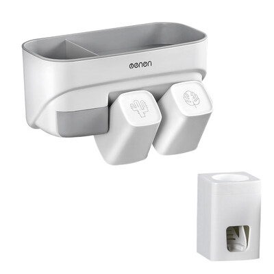 〖Follure〗Toothbrush Holder Toothpaste Dispenser Multifunction Bathroom Toothbrush Holder
〖Follure〗Toothbrush Holder Toothpaste Dispenser Multifunction Bathroom Toothbrush Holder