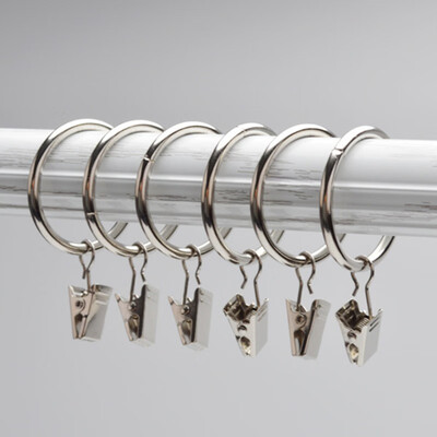 High Quality 10 Pcs Polished Stainless Steel Ball Shower Curtain Rings Clips Curtain Hooks
High Quality 10 Pcs Polished Stainless Steel Ball Shower Curtain Rings Clips Curtain Hooks