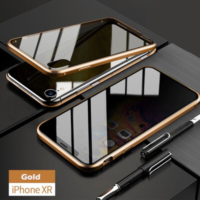 iPhone Glass CaseSlim Bumper Magnetic Adsorption Installation Anti-Scratch Aluminum Metal with Double Screen Protector Cover
iPhone Glass CaseSlim Bumper Magnetic Adsorption Installation Anti-Scratch Aluminum Metal with Double Screen Protector Cover