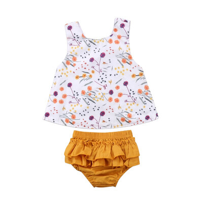 2019 Summer New Toddler Kids Baby Girls Outfit Clothes Sleeveless Print Floral T-shirt TopsTuTu Pants Shorts Infant Clothes Set
2019 Summer New Toddler Kids Baby Girls Outfit Clothes Sleeveless Print Floral T-shirt TopsTuTu Pants Shorts Infant Clothes Set