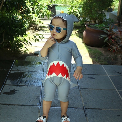 Children Boys Summer Cartoon One-Piece Hooded Sun Protection Clothing Swimwear Beach Bathing Suit FOR 1-5Y
Children Boys Summer Cartoon One-Piece Hooded Sun Protection Clothing Swimwear Beach Bathing Suit FOR 1-5Y