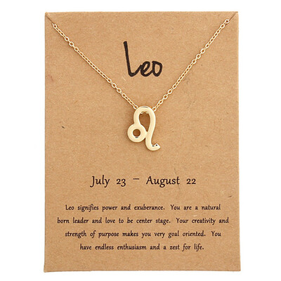 Constellation Pendant Necklace Sign Necklace Birthday Gifts Message Card For Women Girls
Constellation Pendant Necklace Sign Necklace Birthday Gifts Message Card For Women Girls