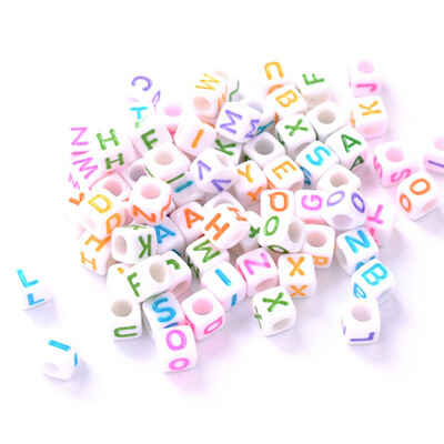 100pcs 6mm Mixed Square Alphabet Letter Beads Charms Bracelet Necklace For Jewelry Making Party DIY Accessories Holiday Decor
100pcs 6mm Mixed Square Alphabet Letter Beads Charms Bracelet Necklace For Jewelry Making Party DIY Accessories Holiday Decor