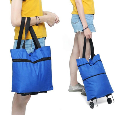 Portable Foldable Tug Shopping Bag Large Nylon Waterproof Tearproof Environmental Reusable Bags
Portable Foldable Tug Shopping Bag Large Nylon Waterproof Tearproof Environmental Reusable Bags