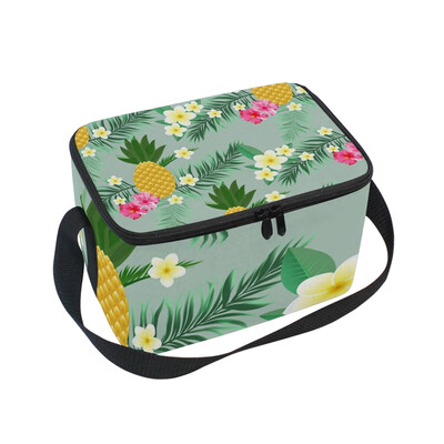 ALAZA Insulated Lunch Box Pineapple And Flowers Lunch Bag for Men Women Portable Tote Bag Cooler Bag
ALAZA Insulated Lunch Box Pineapple And Flowers Lunch Bag for Men Women Portable Tote Bag Cooler Bag