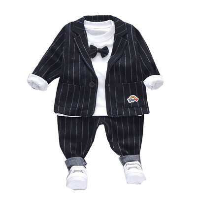3Pcs Autumn Baby Boy Clothes Long Sleeve T-shirt Striped Print Coat Trousers Pants Clothes
3Pcs Autumn Baby Boy Clothes Long Sleeve T-shirt Striped Print Coat Trousers Pants Clothes