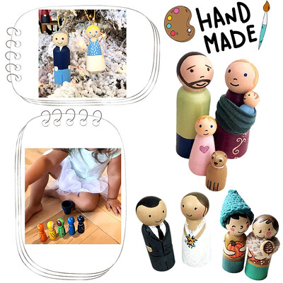50PCS Natural Unfinished Wooden Peg Doll Bodies Quality People Shapes Great for Arts&Crafts Draw the pattern you like
50PCS Natural Unfinished Wooden Peg Doll Bodies Quality People Shapes Great for Arts&Crafts Draw the pattern you like