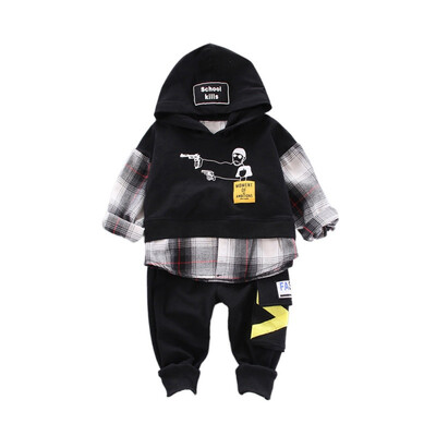 Spring Autumn Casual Baby Boy Cartoon Printing Long Sleeve Top And Trousers Kids Two-piece Outfit Sets
Spring Autumn Casual Baby Boy Cartoon Printing Long Sleeve Top And Trousers Kids Two-piece Outfit Sets