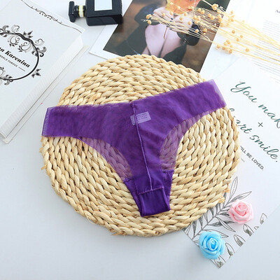 Women Sexy See Through Lace Briefs Mesh Seamless One-piece Ultra-thin Ladies Panties Sexy Solid Color Low Waist G-String
Women Sexy See Through Lace Briefs Mesh Seamless One-piece Ultra-thin Ladies Panties Sexy Solid Color Low Waist G-String
