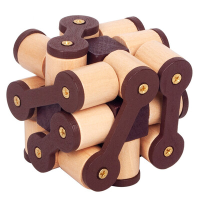 Vintage Brain Training Toy "Chain Reaction" Kong Ming Lock Luban Lock Wooden Educational Toys Brain Teaser for Adult Children
Vintage Brain Training Toy "Chain Reaction" Kong Ming Lock Luban Lock Wooden Educational Toys Brain Teaser for Adult Children