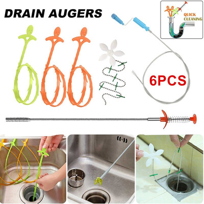 6Pcs Bathroom Hair Sewer Filter Drain Cleaners Outlet Kitchen Sink Filter Strainer Anti Clogging Removal Clog Tools
6Pcs Bathroom Hair Sewer Filter Drain Cleaners Outlet Kitchen Sink Filter Strainer Anti Clogging Removal Clog Tools