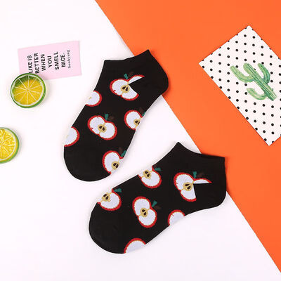 Kawaii Women Autumn Fruit Food Socks Short Funny Cotton Men Unisex Happy Sock Slippers
Kawaii Women Autumn Fruit Food Socks Short Funny Cotton Men Unisex Happy Sock Slippers