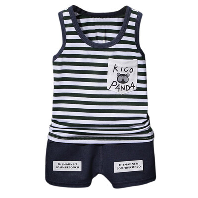 Summer Summer Baby Boys Casual Sleeveless Cartoon Letter Stripe Vest TopsShorts Suits Costume Set
Summer Summer Baby Boys Casual Sleeveless Cartoon Letter Stripe Vest TopsShorts Suits Costume Set