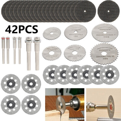 42Pcs Cutting Disc High Speed Steel Abrasive Tool Saw Blade Grinding Wheel Electric Grinder Accessories
42Pcs Cutting Disc High Speed Steel Abrasive Tool Saw Blade Grinding Wheel Electric Grinder Accessories