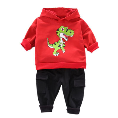 Autumn Baby Boy Clothes Cotton Kids Clothes Long Sleeve Cartoon Dinosaur Print Hoodie SweatshirtTrousers Pants Casual Sets
Autumn Baby Boy Clothes Cotton Kids Clothes Long Sleeve Cartoon Dinosaur Print Hoodie SweatshirtTrousers Pants Casual Sets