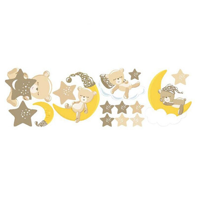 Kids Room Decor Wall Sticker Clouds Stars Moon Sleep Bears Decoration Wall Stickers Bedroom Decor Removable Art Decor
Kids Room Decor Wall Sticker Clouds Stars Moon Sleep Bears Decoration Wall Stickers Bedroom Decor Removable Art Decor