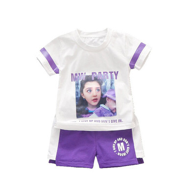 Sports Girls Clothes Set Summer Colorful T-shirt Shorts Print Pattern Suits Costume Kids Clothes Set
Sports Girls Clothes Set Summer Colorful T-shirt Shorts Print Pattern Suits Costume Kids Clothes Set