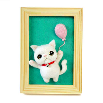 Felt Craft Kit DIY Cat Photo With Frame Handmade Needle Felt Set For Ornaments Handcraf
Felt Craft Kit DIY Cat Photo With Frame Handmade Needle Felt Set For Ornaments Handcraf