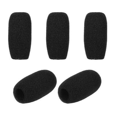 Mini Microphone Windscreens Mic Foam Covers for Lapel Lavalier Headset Microphone Black Pack of 5pcs
Mini Microphone Windscreens Mic Foam Covers for Lapel Lavalier Headset Microphone Black Pack of 5pcs