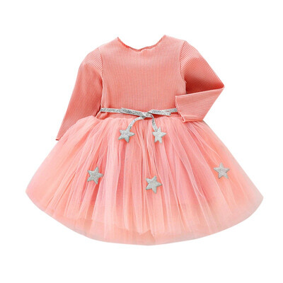 2019 Spring Autumn Baby Kids Girls Dress Casual Sweet Long Sleeve Top Star Decoration Bowknot Belt Bubble Mesh Princess Dress
2019 Spring Autumn Baby Kids Girls Dress Casual Sweet Long Sleeve Top Star Decoration Bowknot Belt Bubble Mesh Princess Dress