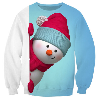 Gobestart Women Christmas 3D Print Long Sleeves O-Neck Pullover Sweatshirt Blouse Tops
Gobestart Women Christmas 3D Print Long Sleeves O-Neck Pullover Sweatshirt Blouse Tops
