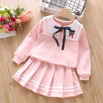 2019 Girls Costume Toddler Girl Clothes Sets Winter Autumn Children Clothing Long Sleeve Top Pleated Skirts Kids Clothes
2019 Girls Costume Toddler Girl Clothes Sets Winter Autumn Children Clothing Long Sleeve Top Pleated Skirts Kids Clothes