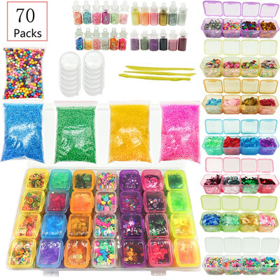 YIWULADIY Slime Kit Supplies Clear Crystal Slime Making Kit Slime Foam Beads Glitter
YIWULADIY Slime Kit Supplies Clear Crystal Slime Making Kit Slime Foam Beads Glitter