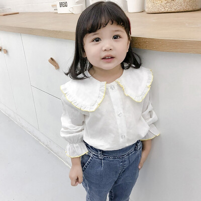 Kids Baby Girl Shirt Lapel Collar Cotton Shirt Long Sleeve White Tops Clothes Shirt Spring Autumn Casual Fashion Blouse
Kids Baby Girl Shirt Lapel Collar Cotton Shirt Long Sleeve White Tops Clothes Shirt Spring Autumn Casual Fashion Blouse