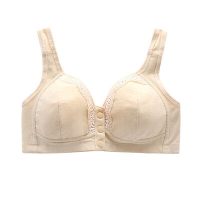 Ladies Thin Pad Push Up Bras Front Button Type Closure Wire Free Brallets Mother Models BC Cup Underwear Bras
Ladies Thin Pad Push Up Bras Front Button Type Closure Wire Free Brallets Mother Models BC Cup Underwear Bras