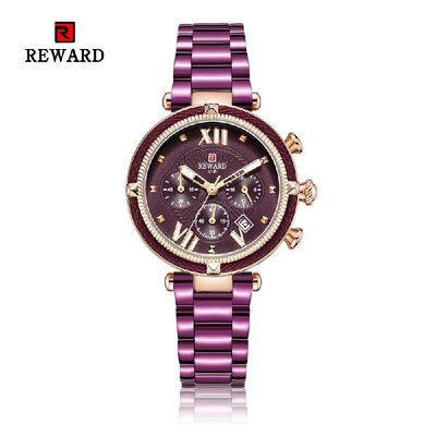 REWARD Women Watches Feminine Waterproof Sport Quartz Watch Full Steel Chronograph Military Watch Women Girl Clock for Female
REWARD Women Watches Feminine Waterproof Sport Quartz Watch Full Steel Chronograph Military Watch Women Girl Clock for Female
