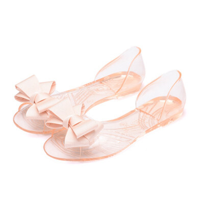 Women Sandals Open Toe Summer Jelly Shoes Woman Fashion Butterfly-knot Flat Sandals Women Beach Shoes Slip On Flip Flops
Women Sandals Open Toe Summer Jelly Shoes Woman Fashion Butterfly-knot Flat Sandals Women Beach Shoes Slip On Flip Flops