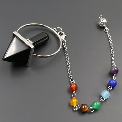 Natural Stone Pendulum For Dowsing Hexagonal Prism Pyramid White Pink Crystal Wicca Pendants
Natural Stone Pendulum For Dowsing Hexagonal Prism Pyramid White Pink Crystal Wicca Pendants